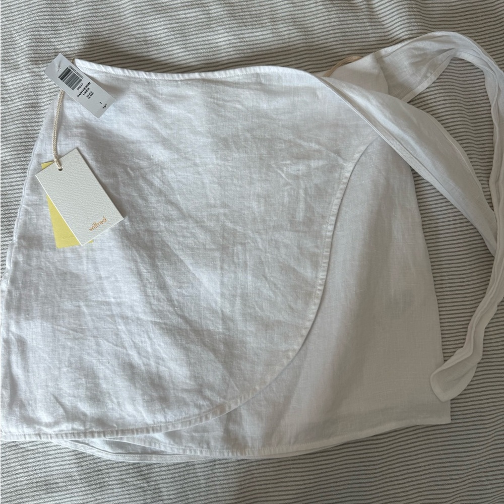 Wilfred Parthenon Linen Mini Skirt